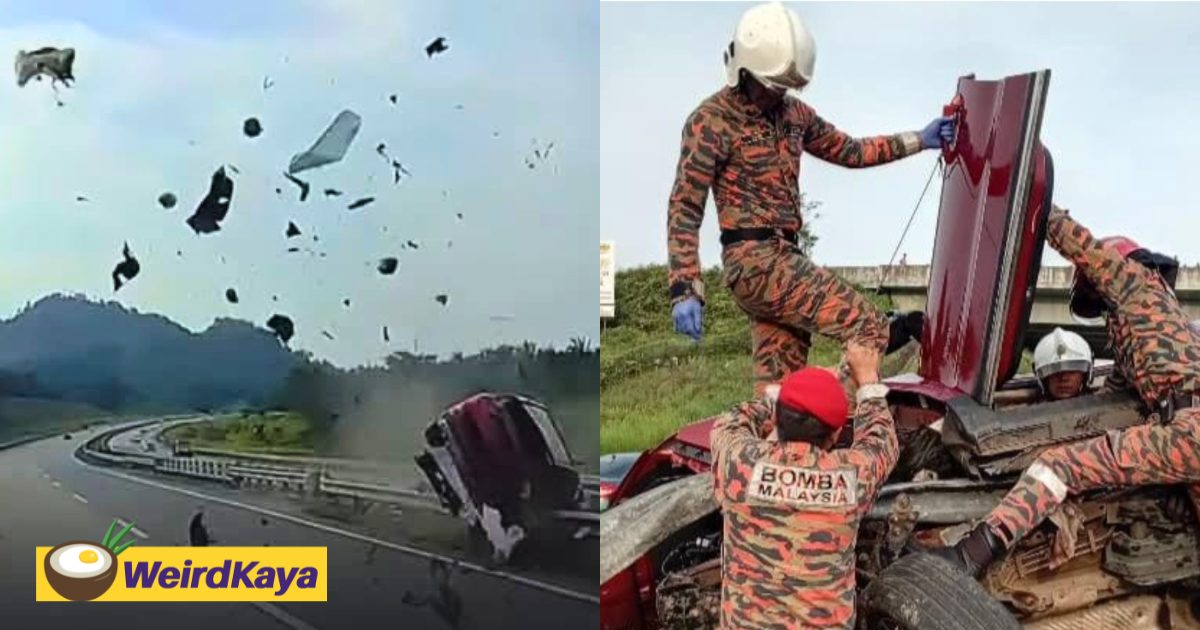 M’sian Woman Dies With Severed Leg After SUV Crashes Into Road Divider On LPT2 | WeirdKaya