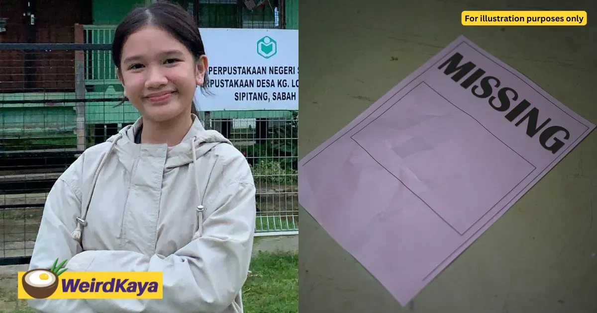 13yo Girl In Sabah Goes Missing After She Was Sent To School, Family Pleads For Help | WeirdKaya