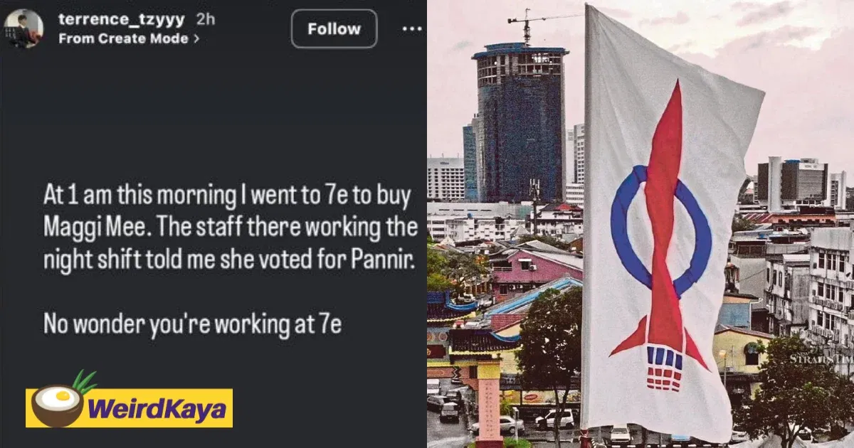 Ex-DAP Aide Says Sorry For Mocking Convenience Store Worker Who Voted For BN In Johor Election | WeirdKaya