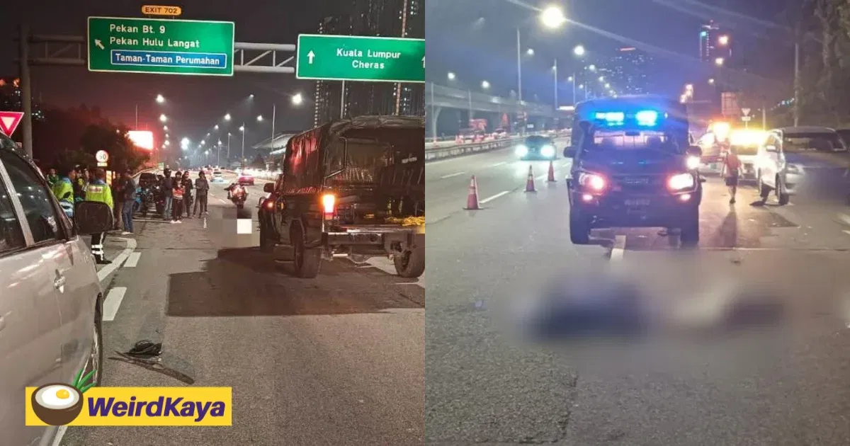 M’sian Man Gets Run Over On Cheras–Kajang Highway After Replacing His Car’s Punctured Tyre | WeirdKaya