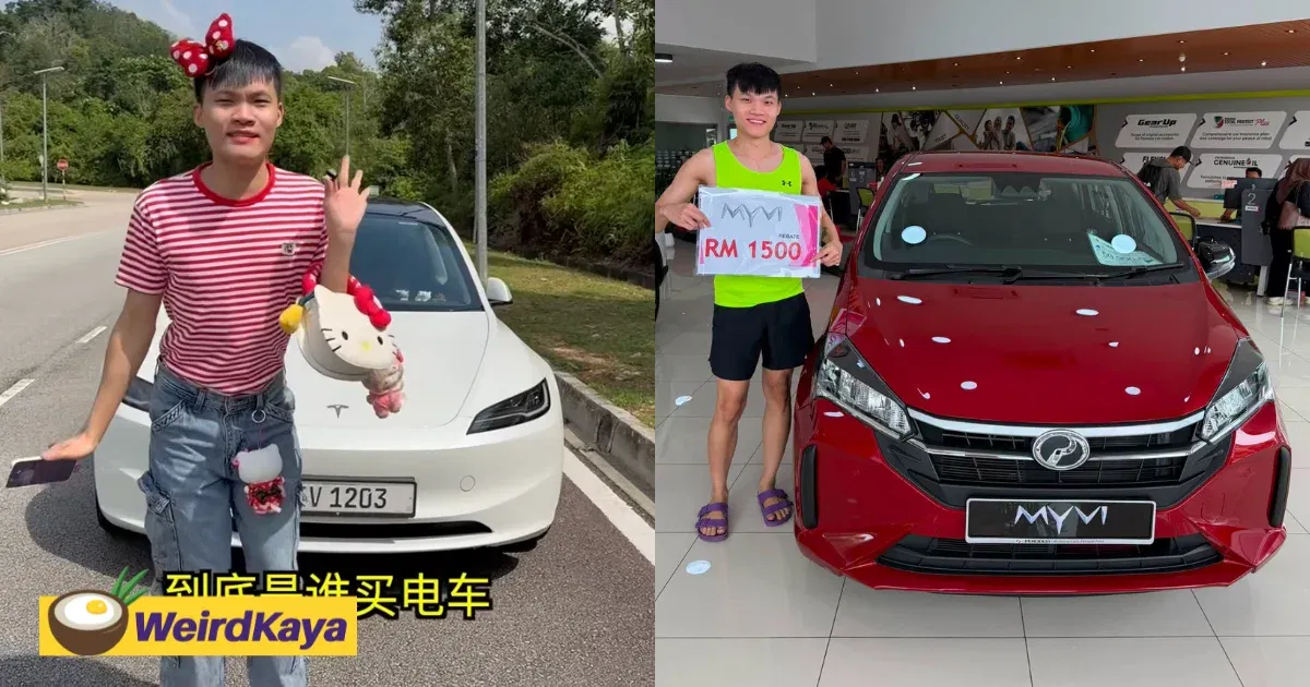 wk m'sian influencer shares why he regrets buying a tesla & switched to myvi