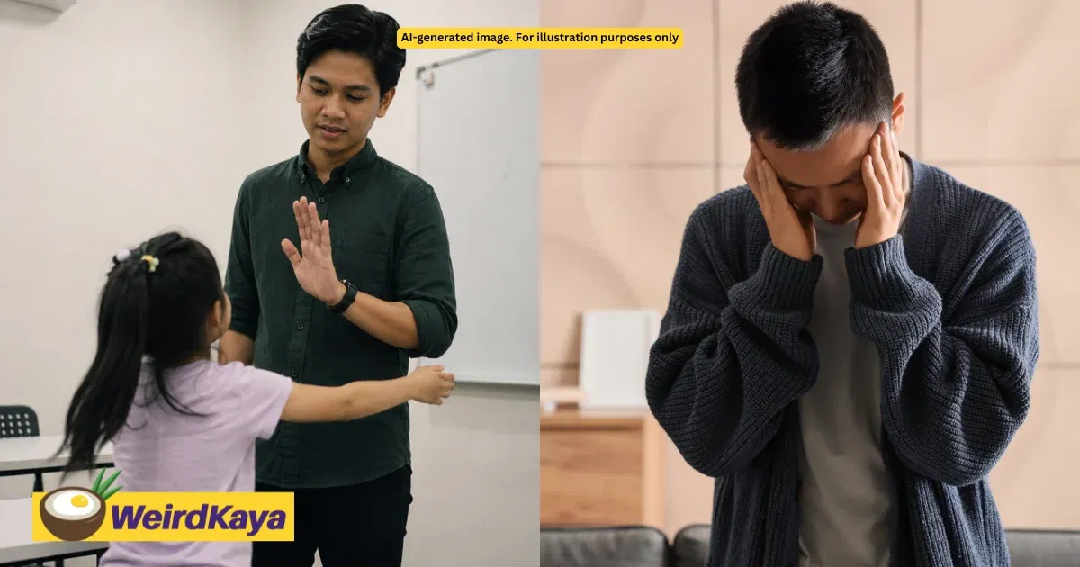M’sian Teacher Shocked After Student Tried To Hug Him, Urges Parents To Teach Kids About Boundaries | WeirdKaya