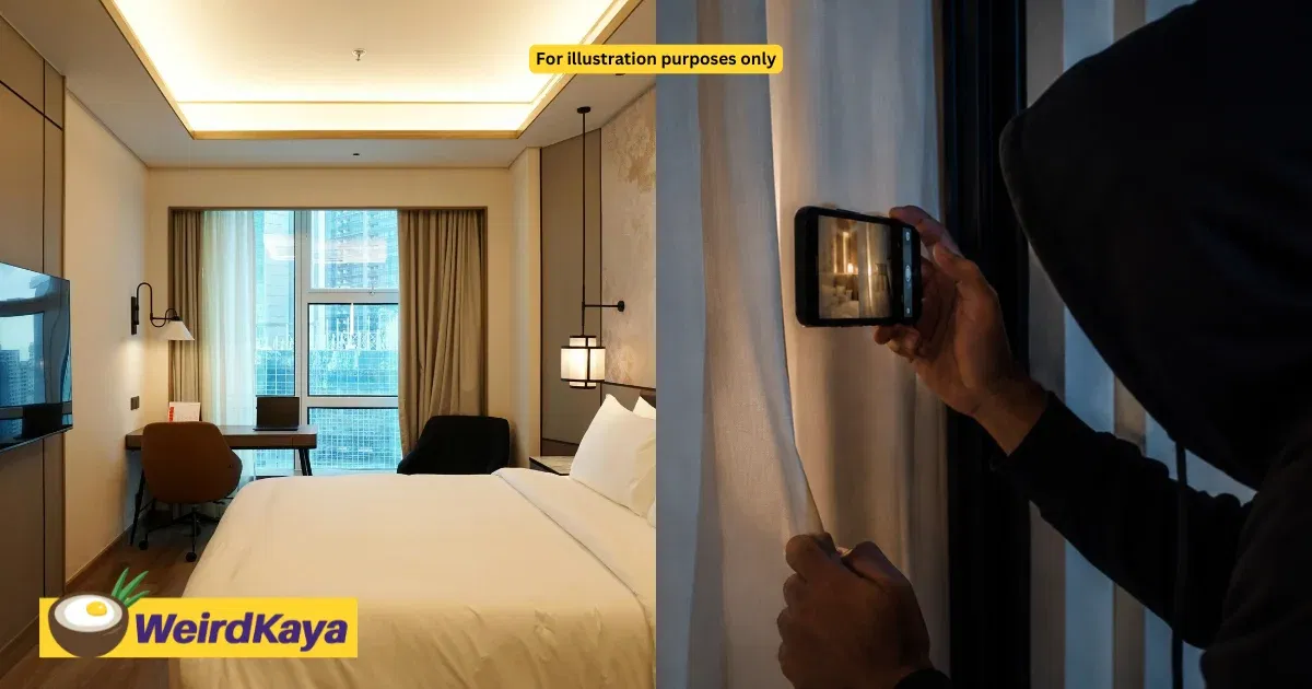 M’sian Man Claims GF Was Allegedly Filmed Through Curtain Gap During Seremban Staycation | WeirdKaya