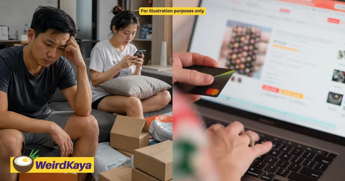 M’sian Man Burdened With Household Expenses As Wife Often Spends 70% Of Her Salary Shopping Online | WeirdKaya