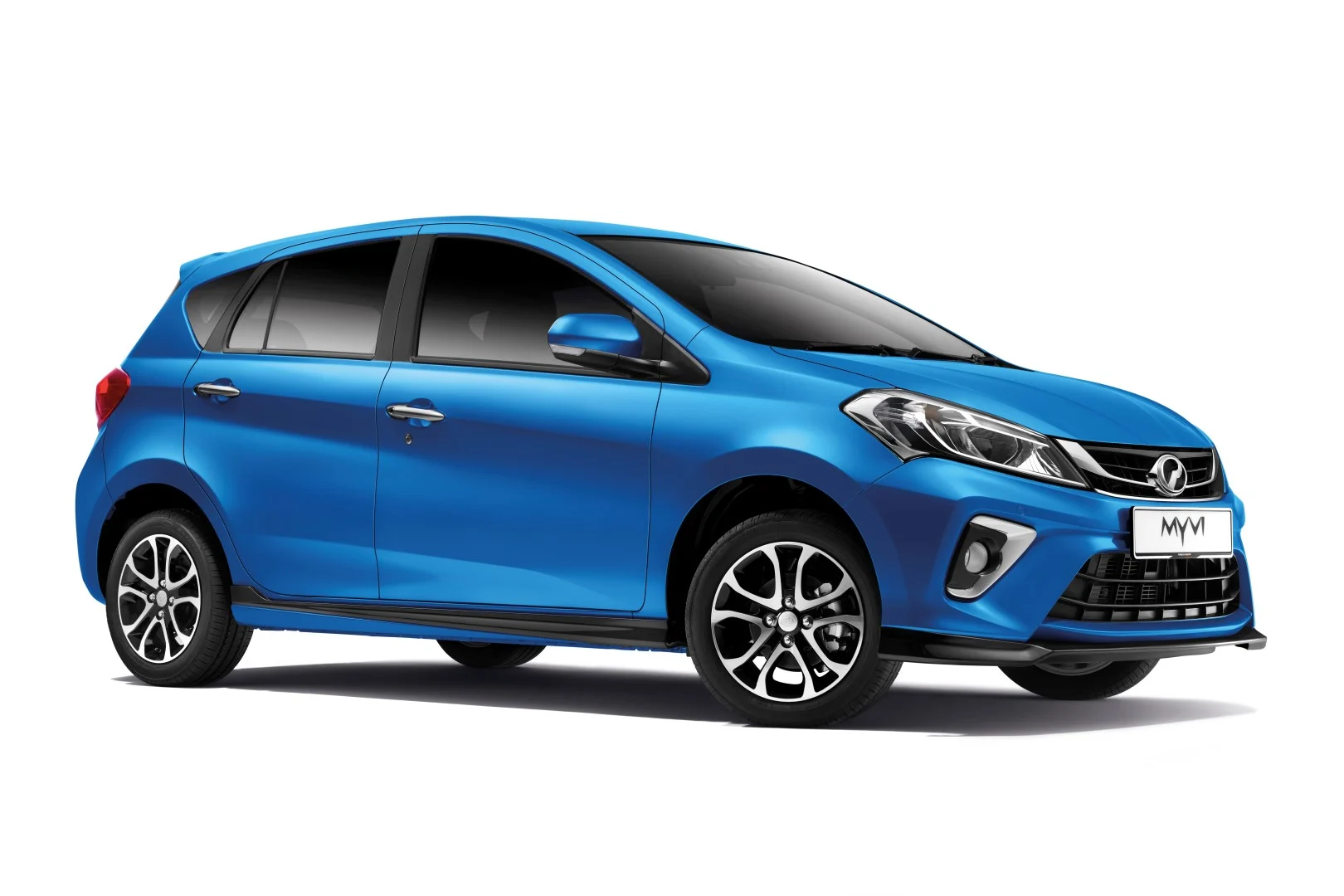 wk perodua myvi av blue front