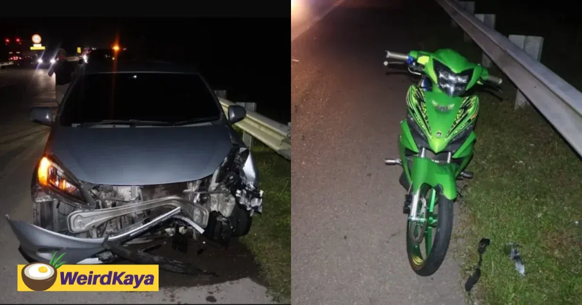 19yo M’sian Sent Flying By Car While Travelling To T’gganu For ‘RXZ Members 8.0’ Motorcycle Gathering | WeirdKaya