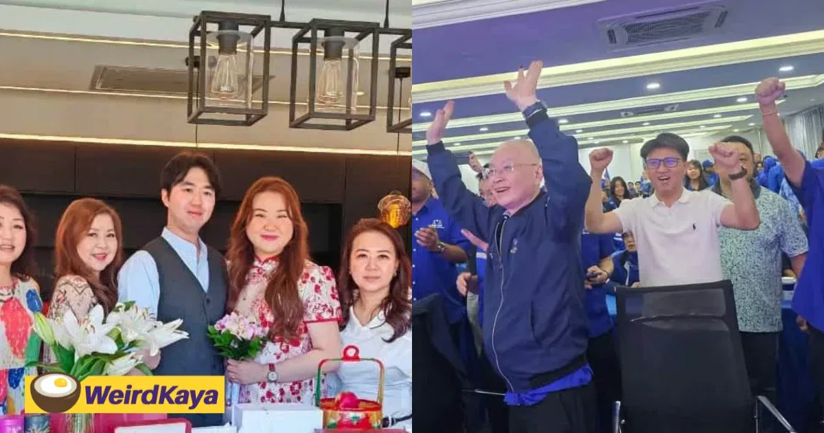 ‘Papa Will Arrive In London Soon’ — Wee Ka Siong Misses Daughter’s Betrothal Ceremony Due To Johor Election | WeirdKaya