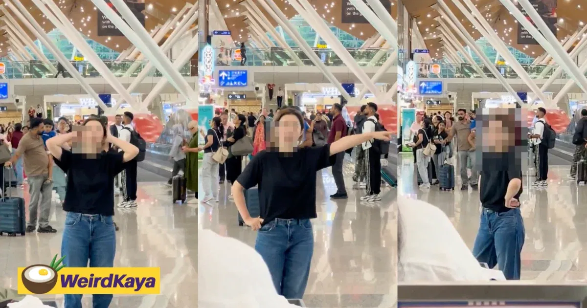 Foreign Woman Allegedly Causes A Scene At KLIA Calling On M’sia, S’pore & Japan To ‘Surrender To China’ | WeirdKaya