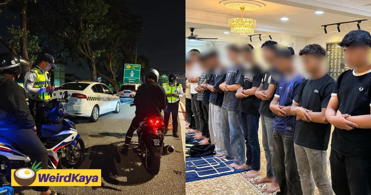 KL Police Bring Young Riders Into Prayer Room To ‘Reflect’ After Driving Recklessly | WeirdKaya