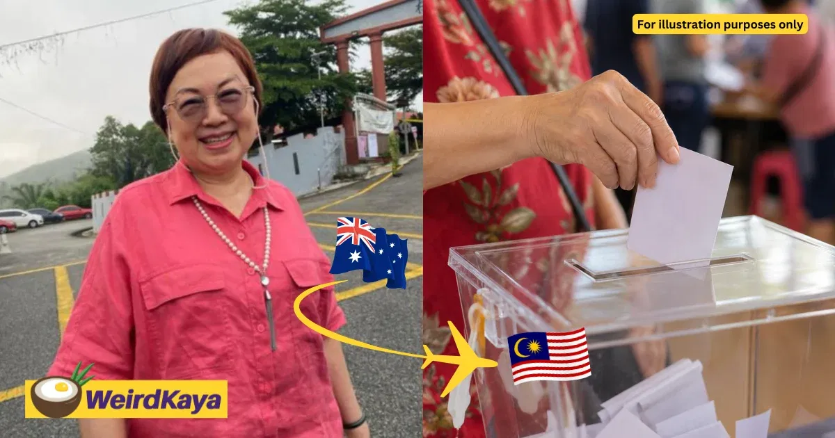 ‘I’ve Never Missed An Election’- 67yo M’sian Woman Flies From Australia Just To Cast Her Vote In Negeri Sembilan | WeirdKaya