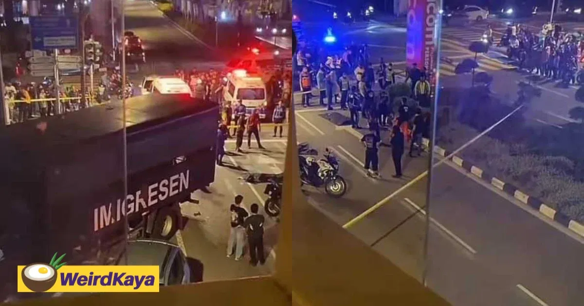 M’sian Father & 2 Daughters Killed After Immigration Lorry ‘Black Maria’ Allegedly Ran Red Light In KL | WeirdKaya