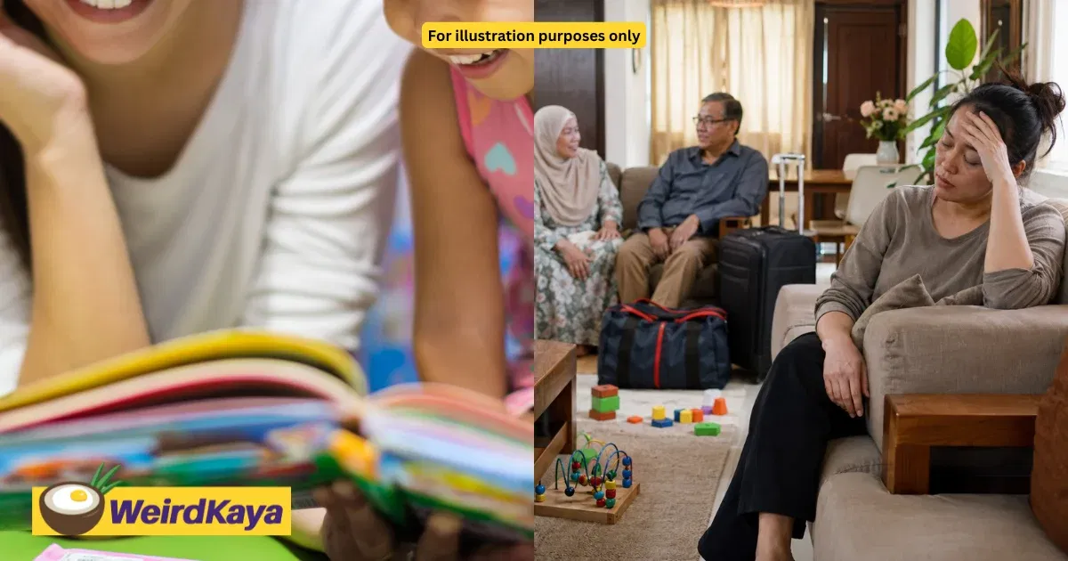 M’sian Tired Of Parents Staying At Her Home For Weeks, Says She Has No Privacy & Gets Little Help With Kids | WeirdKaya