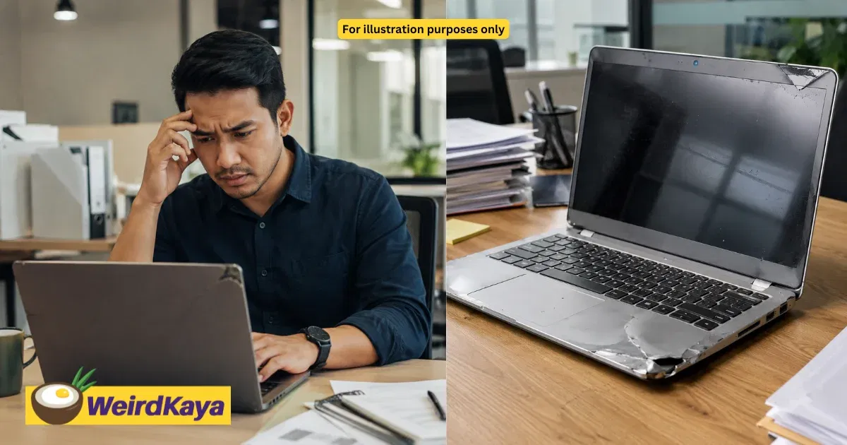 M’sian Worker Notices RM800 Missing From Salary, HR Says It Was For Damaged Company Laptop | WeirdKaya