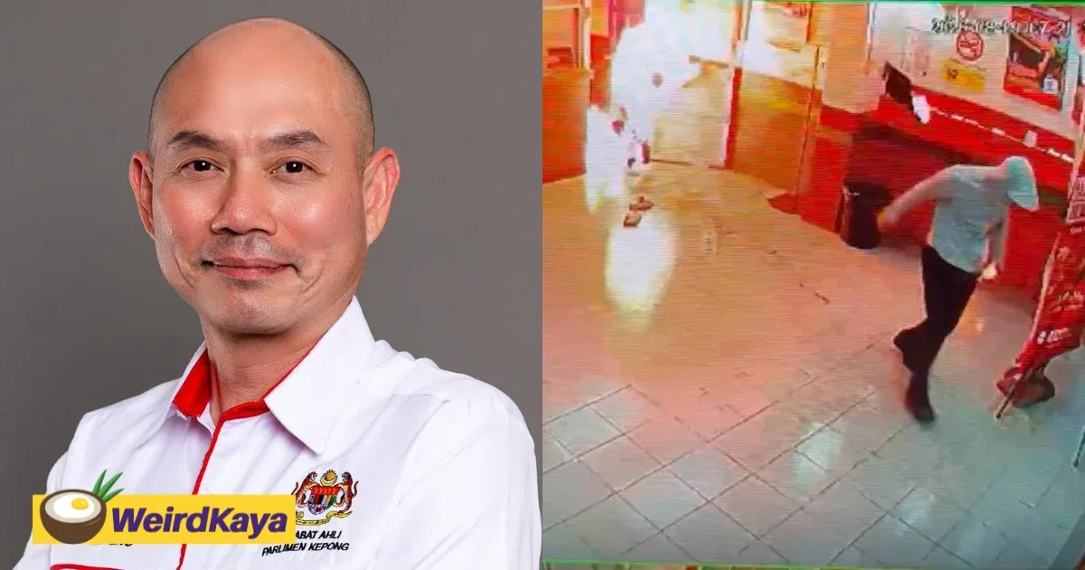 M’sian MP Offers RM5K Reward For Info On Man Who Set Lottery Outlet Worker On Fire | WeirdKaya