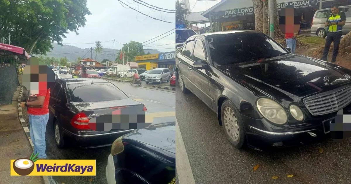 Rohingya Man Caught Driving Mercedes With No Road Tax, Insurance To Transport Vegetables In Langkawi | WeirdKaya