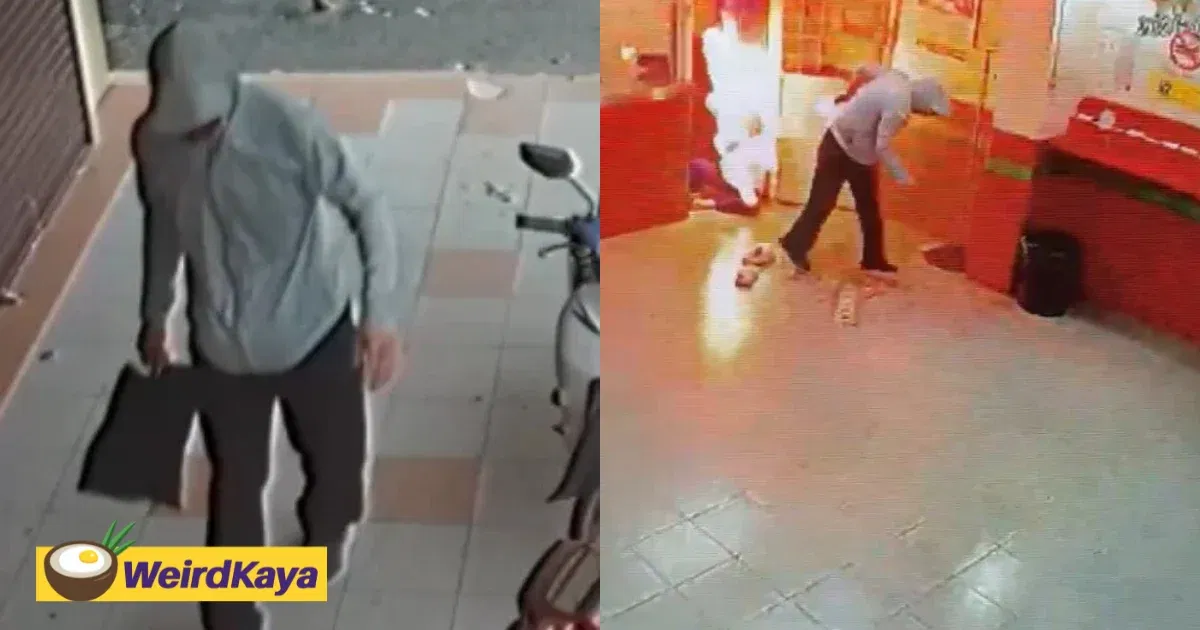 Suspect In Kepong Lottery Outlet Fire Attack Arrested After 9 Days On The Run | WeirdKaya