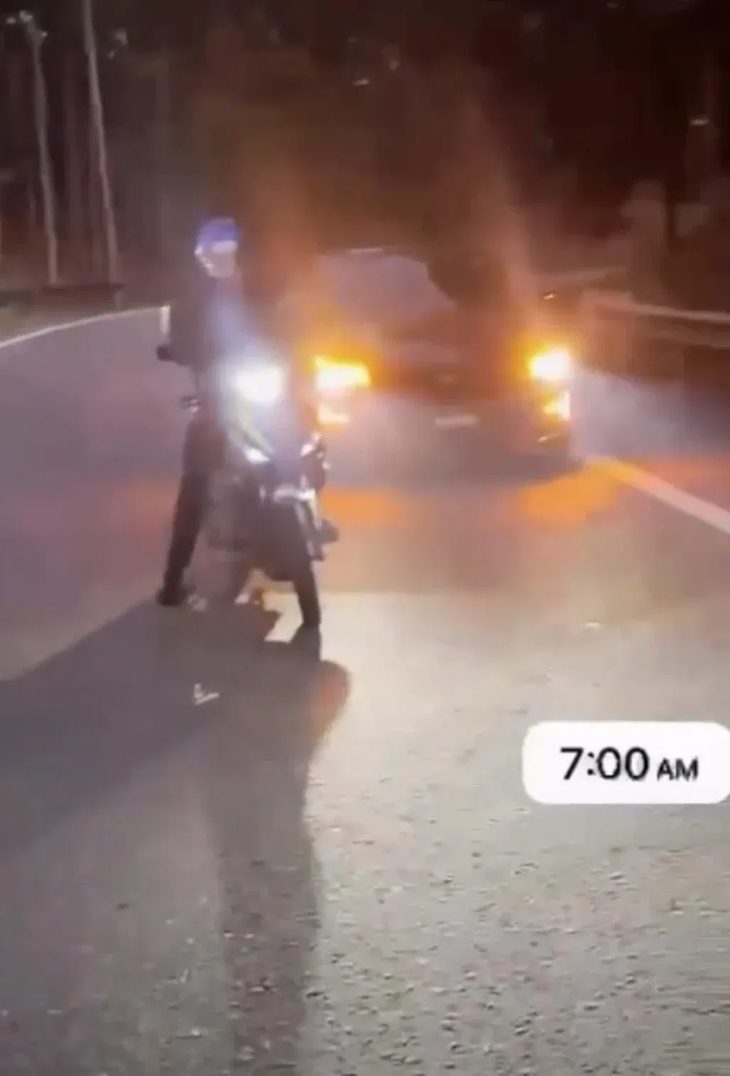 wk block road celebrate illegal racing