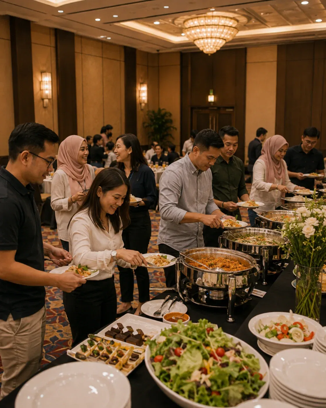 wk buffet gathering