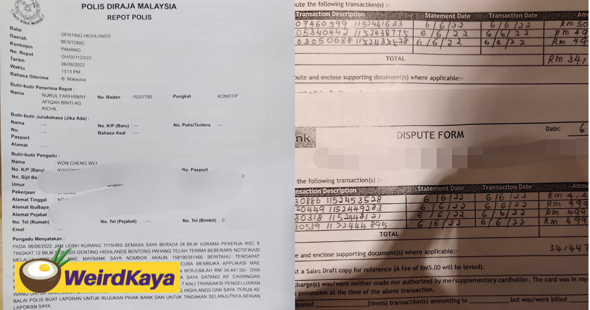 I'm heartbroken' M'sian loses bank savings worth RM34k in a matter of seconds