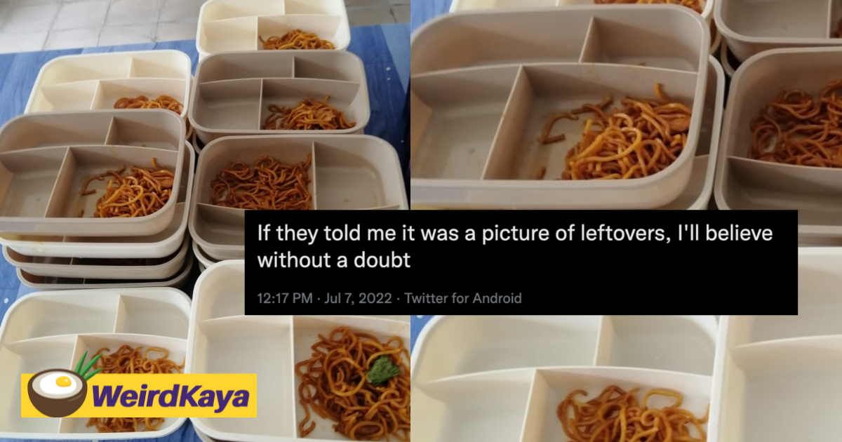 Looks Like Leftovers — M'sian Dissatisfied With Gov't Food Aid Programme Lunch Box