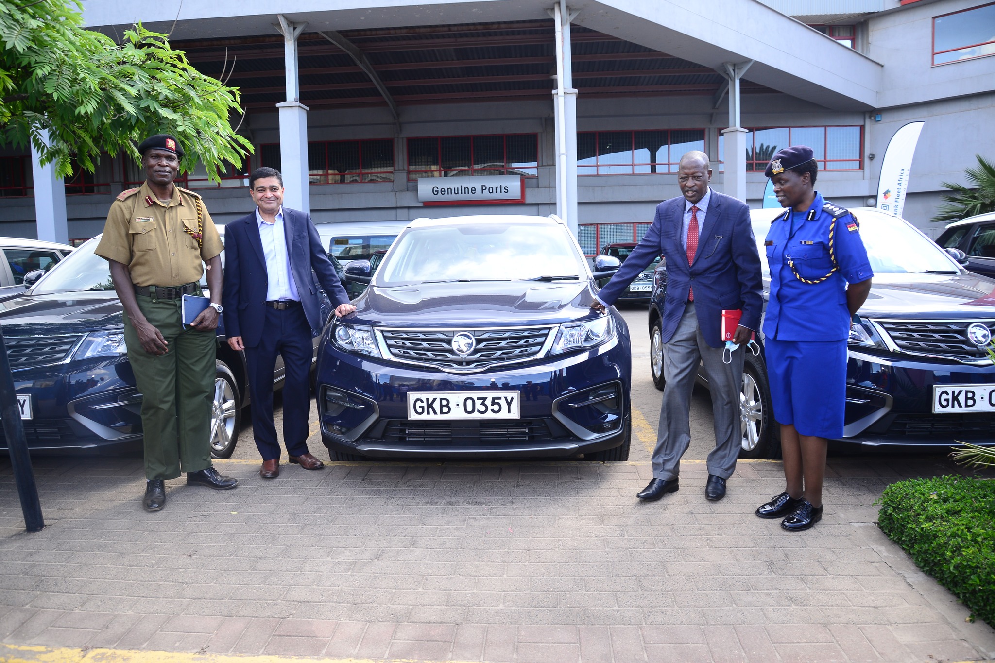 Made in malaysia, prized in kenya: the proton x70 is now the official car of kenya's police force | weirdkaya