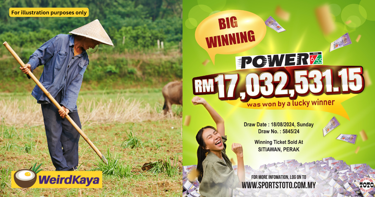 M'sian plantation worker wins rm17mil after betting on the same numbers for years | weirdkaya