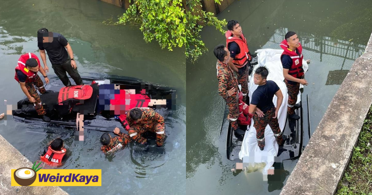 3 m'sians plunge into 3-meter deep drain while on the way to sg for work  | weirdkaya