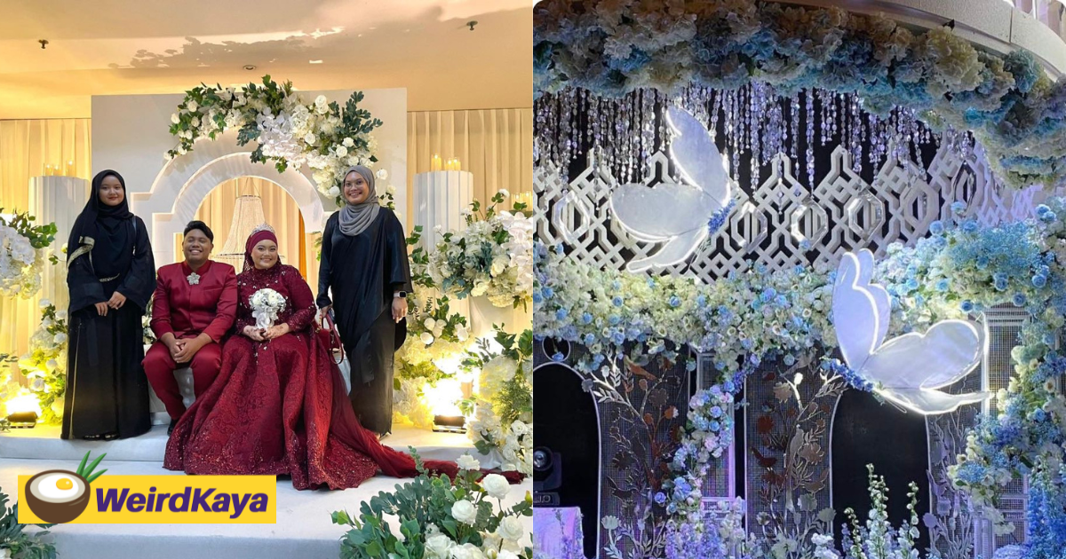 M’sian bride disappointed with wedding decor despite paying rm30k for it | weirdkaya