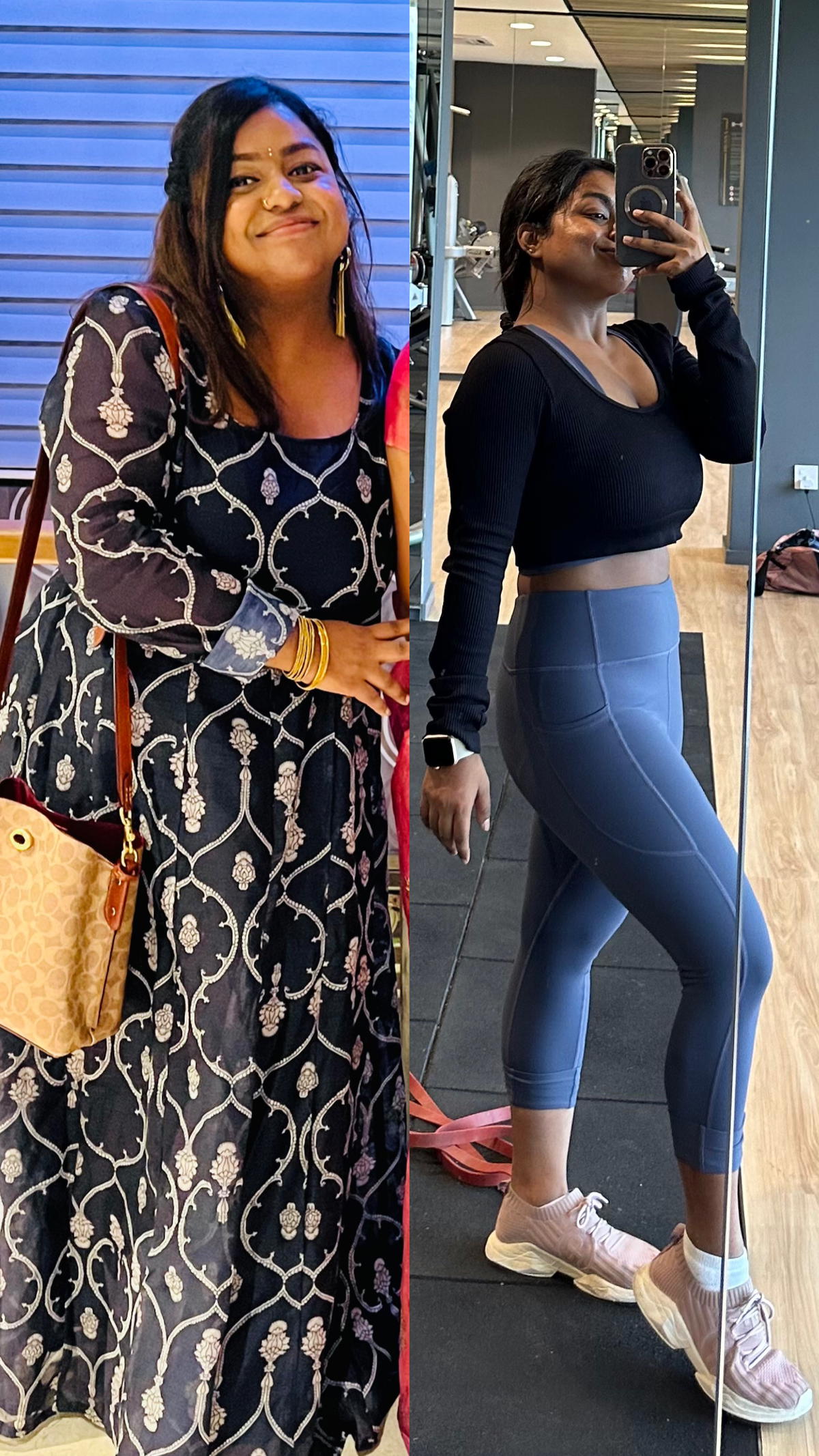 mesh before and after