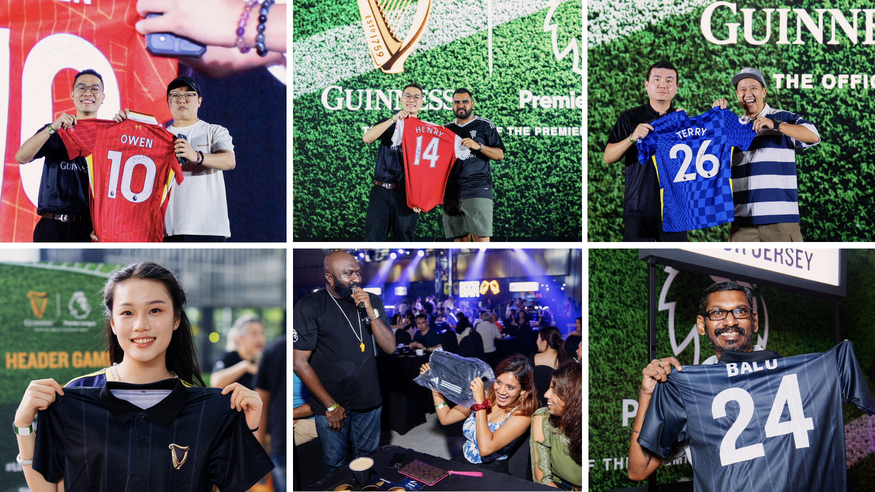 Prizes galore at guinness matchday! Attendees scored big with exclusive prizes, including signed jerseys from football legends, customisable guinness jerseys, and limited-edition merchandise!