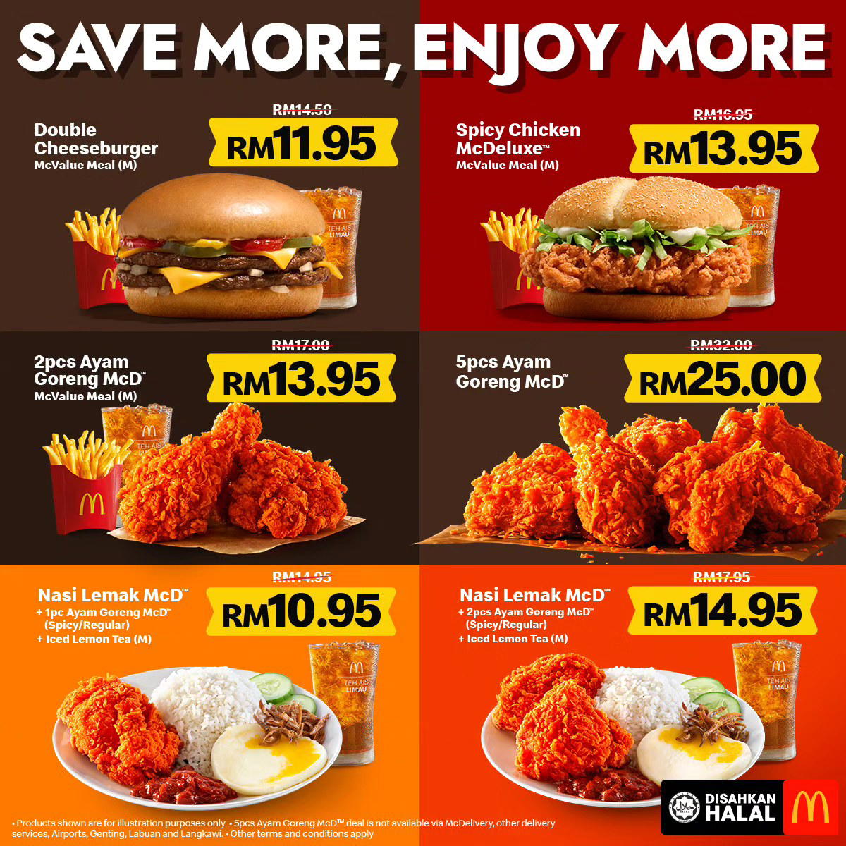 Mcd deals menu prices