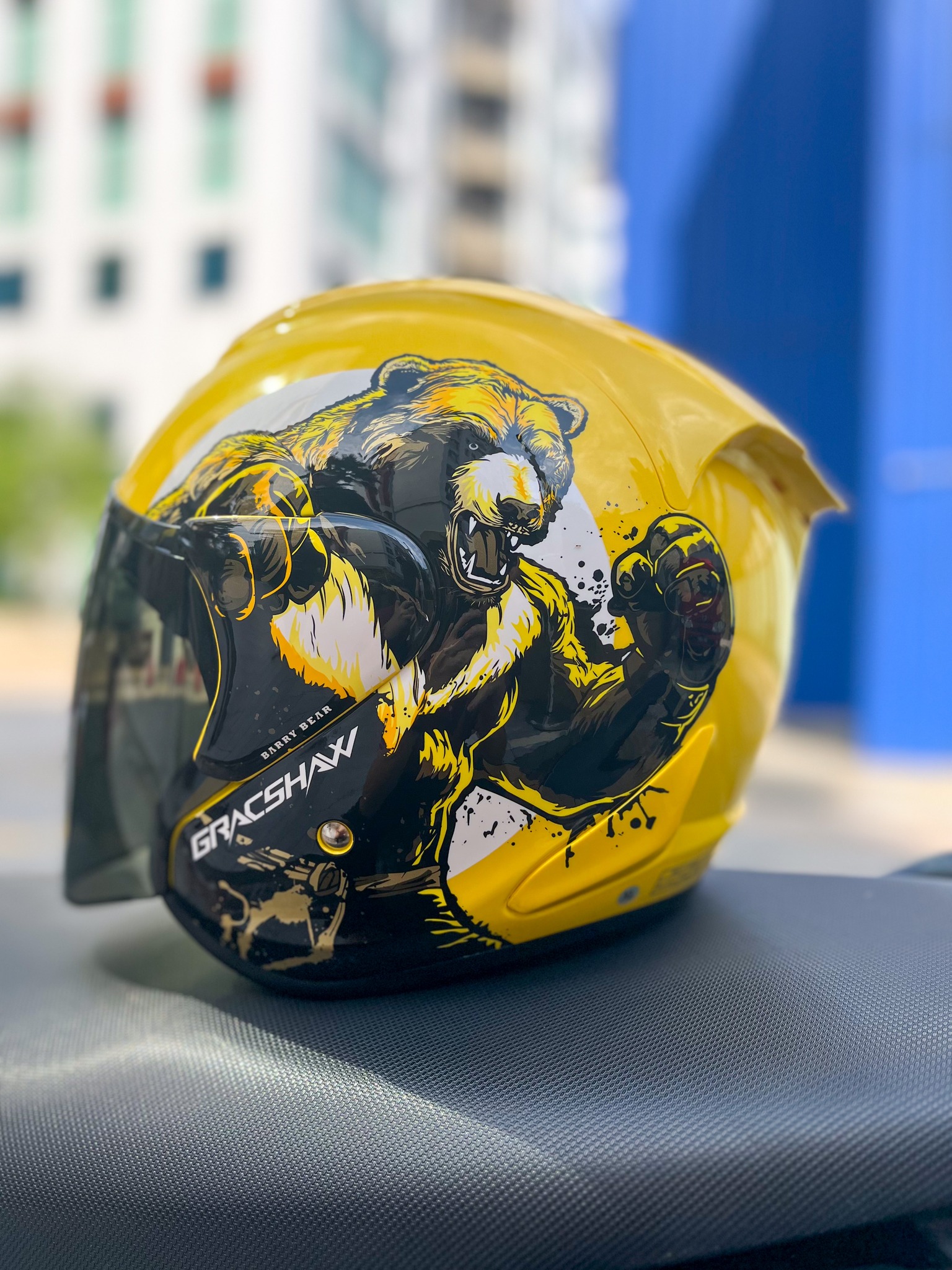 Gracshaw malaysia helmet - barry