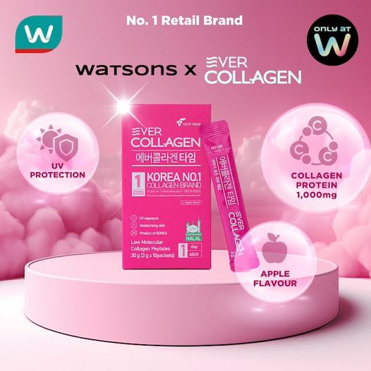 Korea’s no. 1 collagen brand, ever collagen, is now available at watsons – here’s why you need it