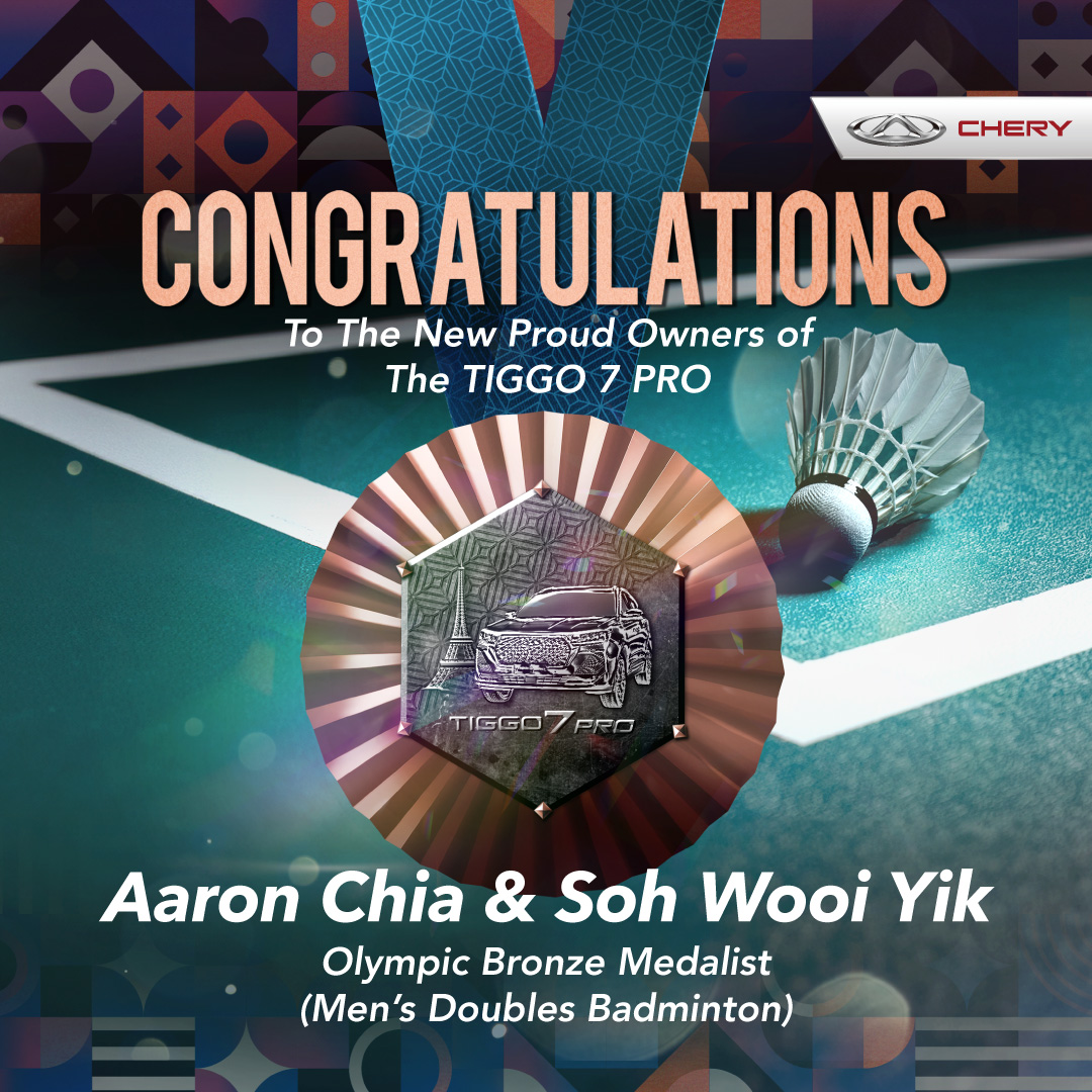 Congratulations post by cherry to aaron chia and soh wood yik