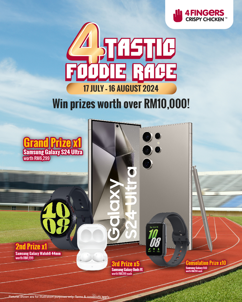 Enjoy tasty delights & win fantastic prizes – celebrate the olympics with 4tastic foodie race | weirdkaya