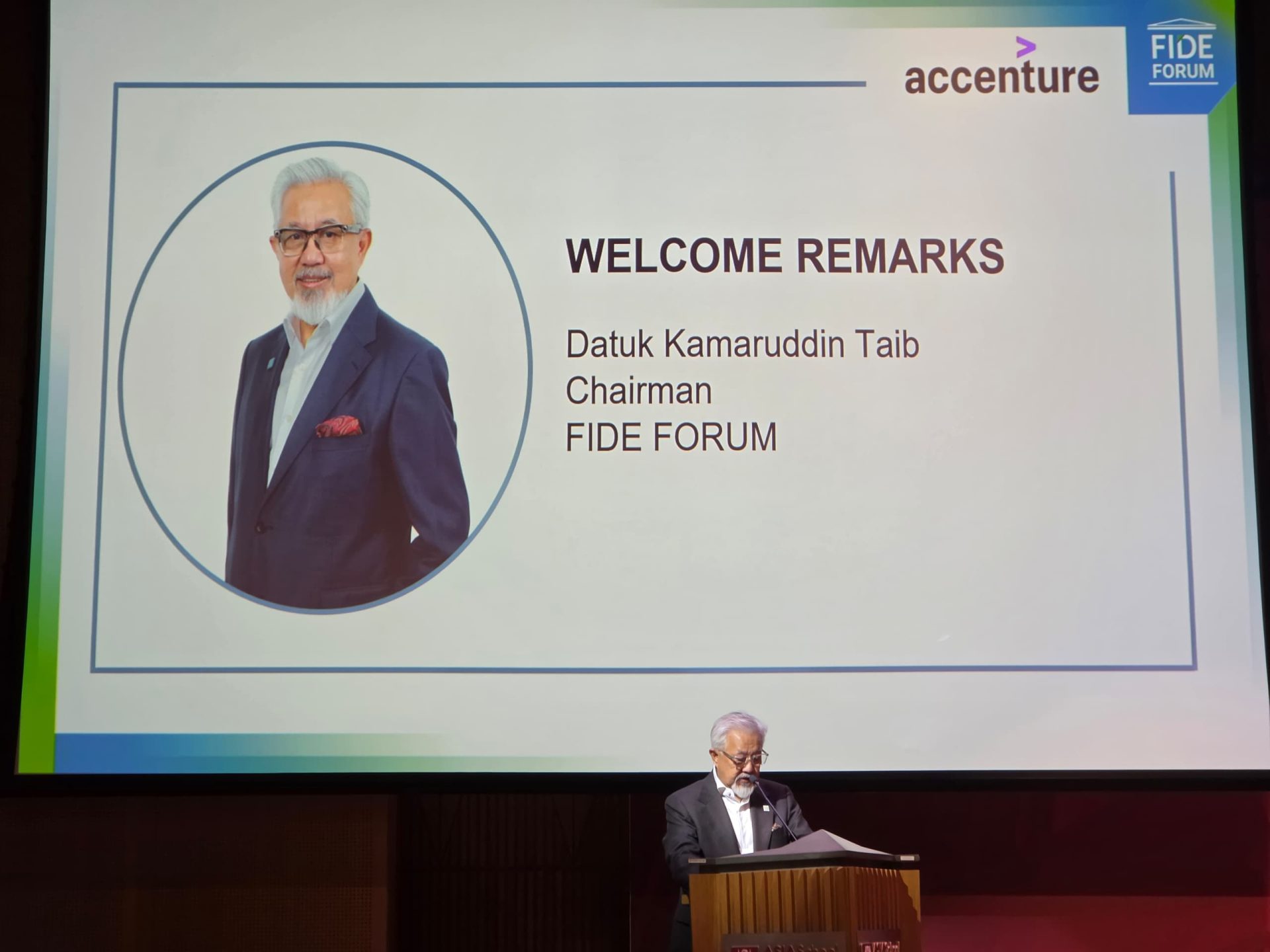 5 - YBhg Datuk Kamaruddin Taib welcome remarks