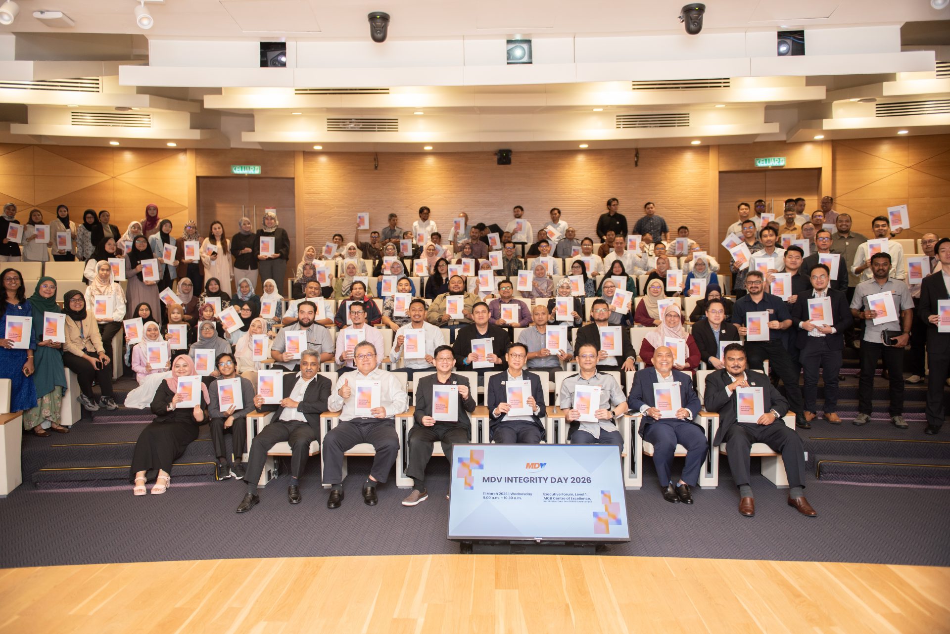 5 - Staff of MDV gathered for a group photo during MDV Integrity Day