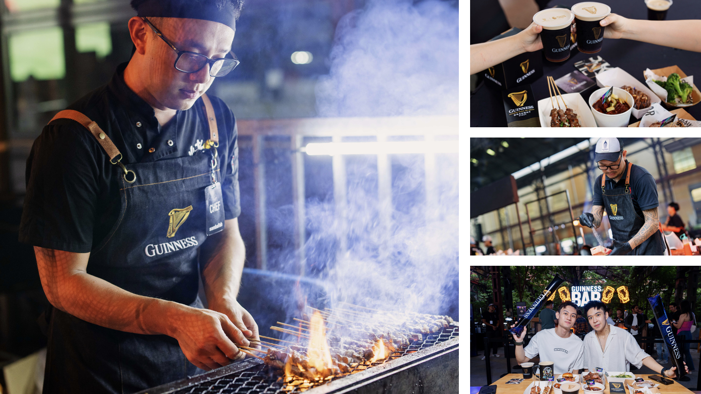 The air was filled with a tantalising aroma of guinness-infused delectables as chefs behind kitchen mafia, tipsy boar, kao bbq, yat sing and caketella.