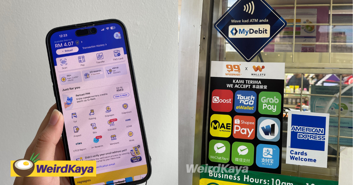 51% of m'sians used cashless payment in the last 3 months, tng ewallet the most used e-wallet app | weirdkaya