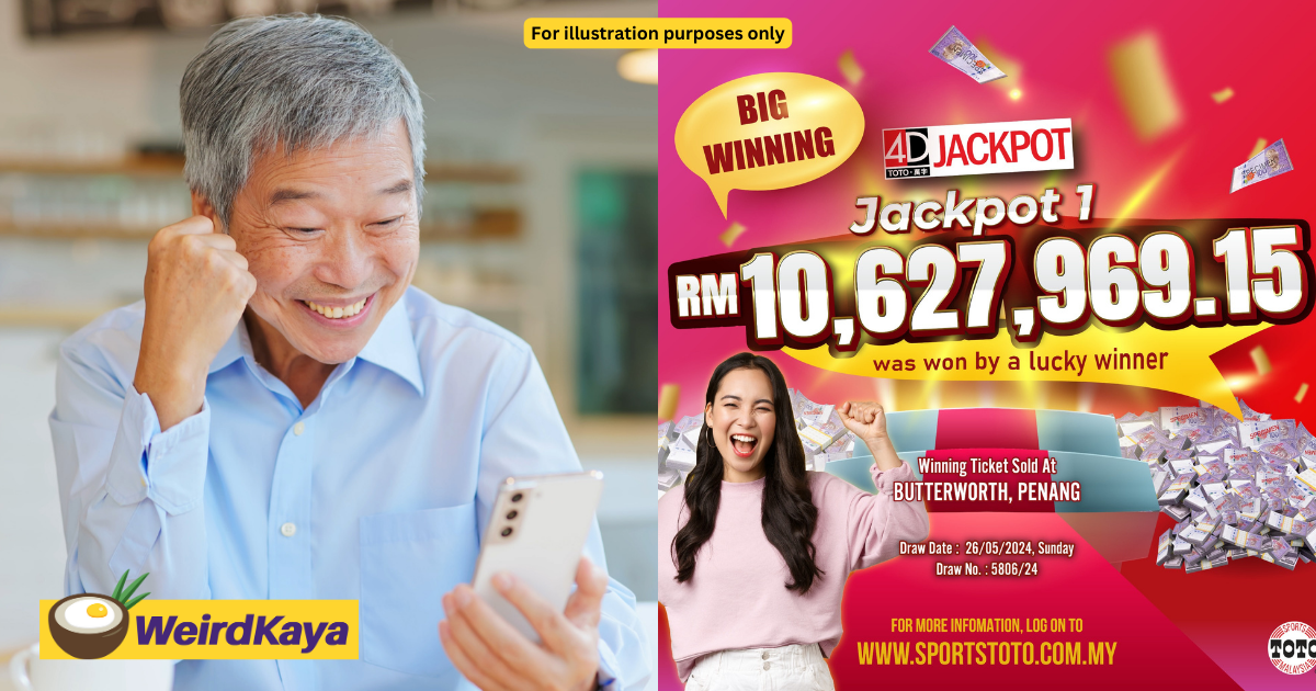 60yo M'sian Man Wins RM10.6mil Jackpot By Betting On Bosses' Car Plate Number