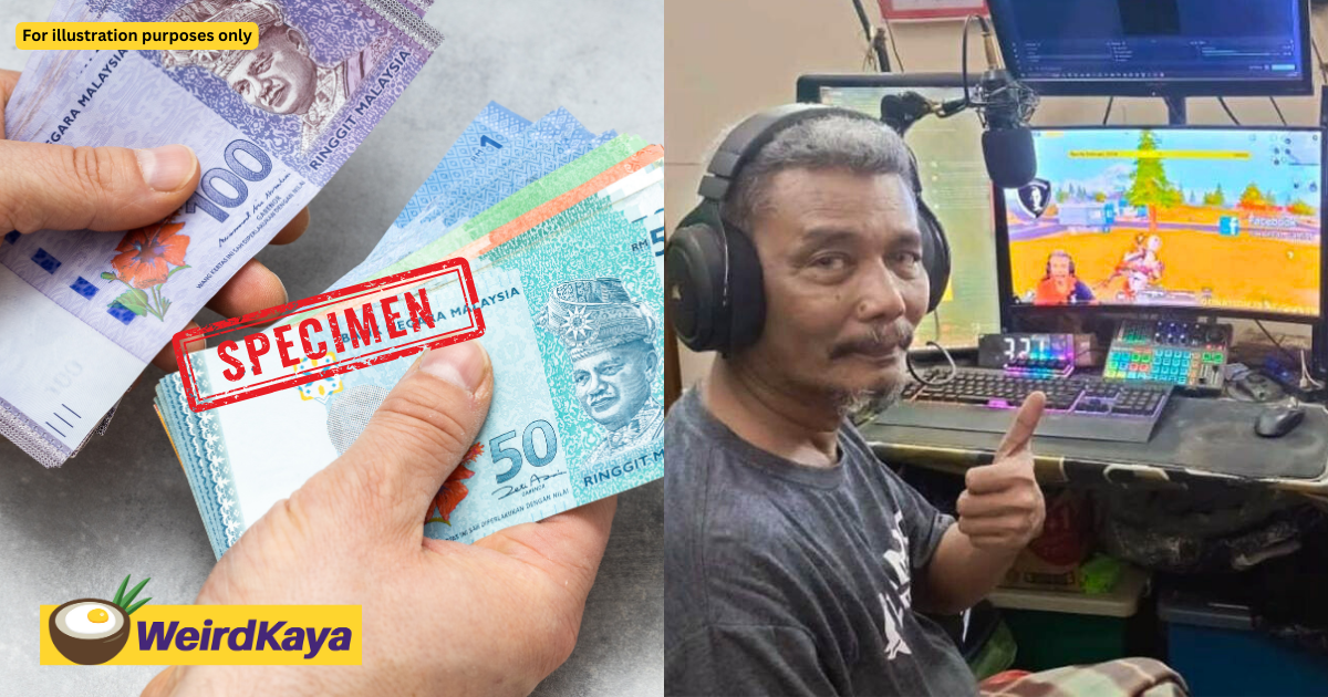 64yo m'sian man earns up to rm6k monthly by livestreaming pubg | weirdkaya