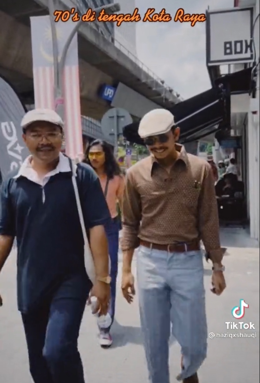 [video] m'sians strut along kl in vintage 70s attire & we can't help but to put some disco music on