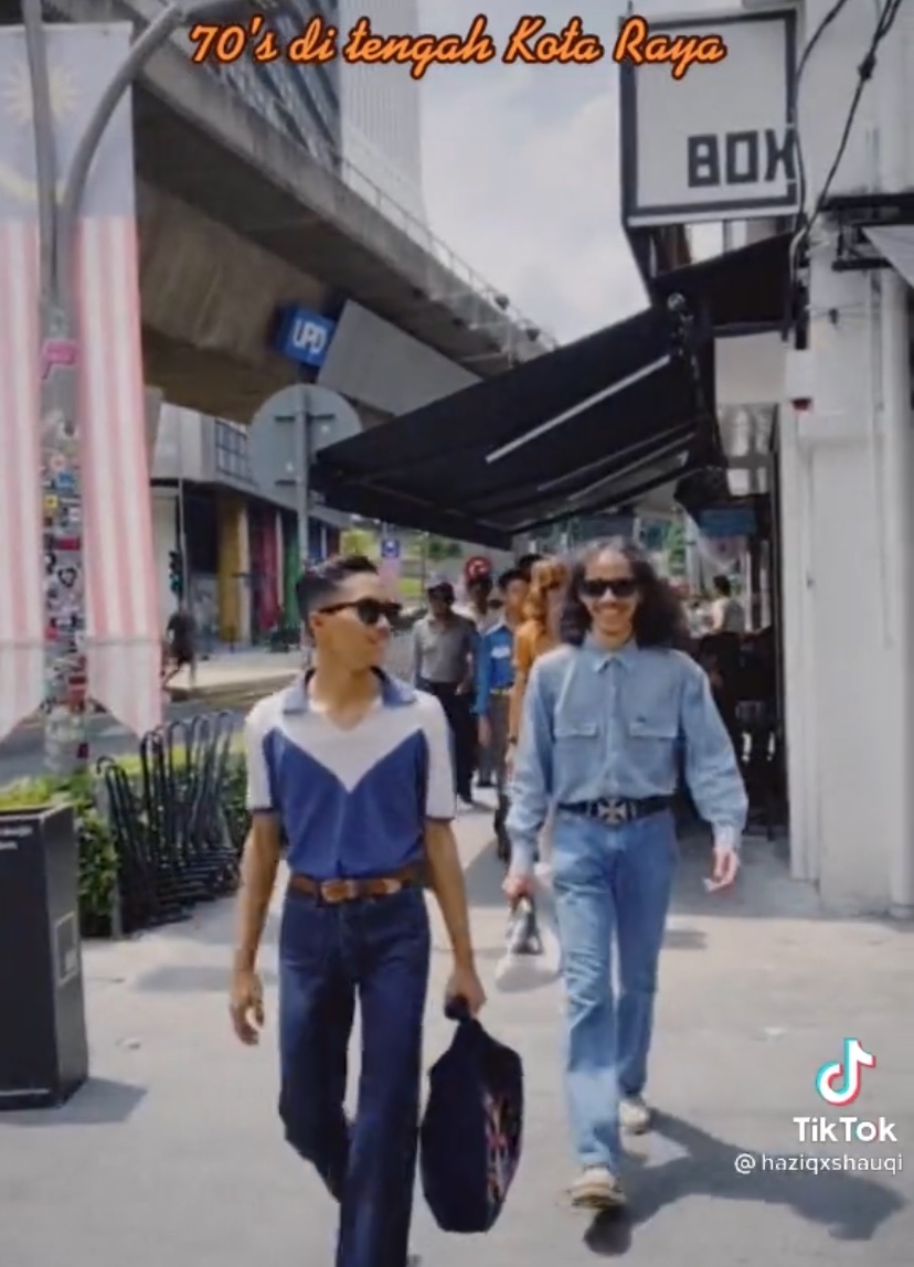 [video] m'sians strut along kl in vintage 70s attire & we can't help but to put some disco music on