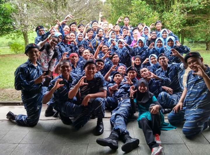 Group of plkn youngsters at their base camp.