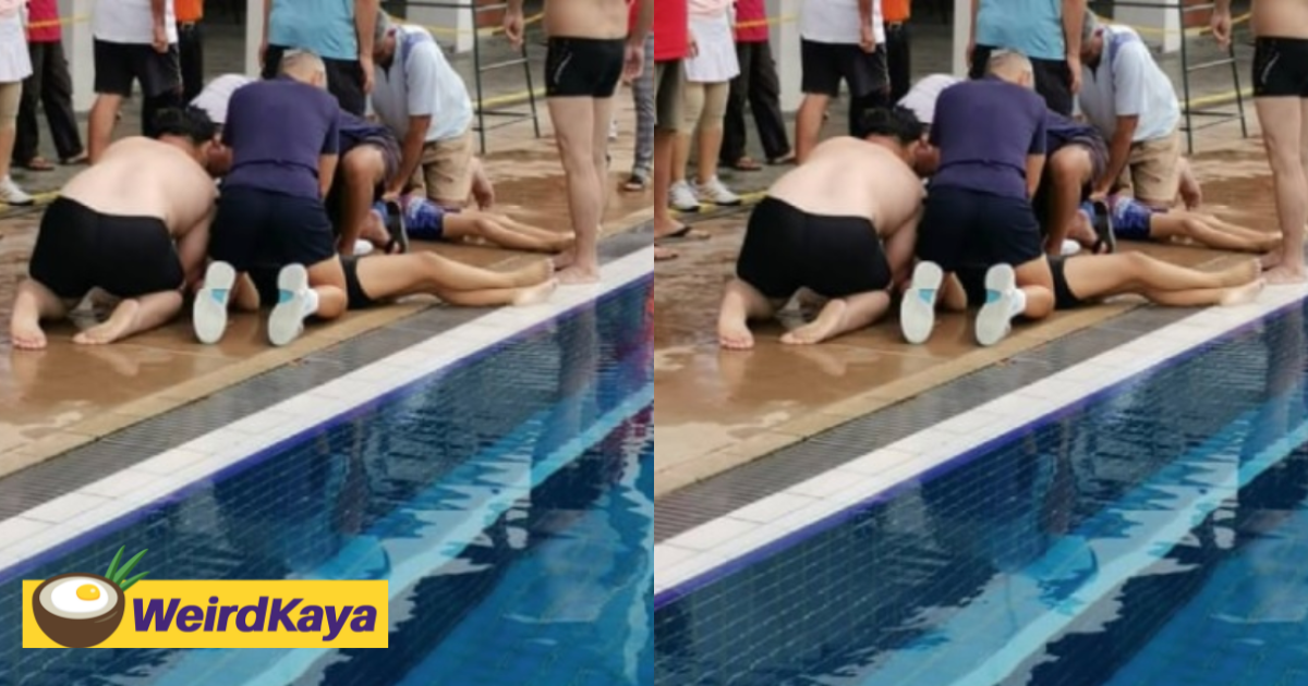 9yo sister tries to save 8yo brother from drowning at swimming pool in ipoh, both die in the end  | weirdkaya