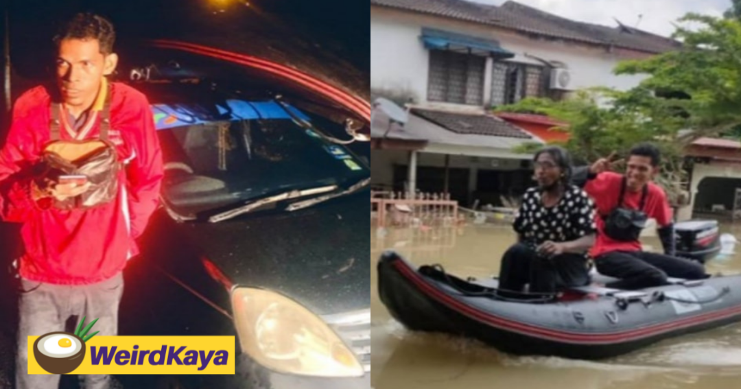 'Abang Viva' travels all the way to Shah Alam from Malacca to aid flood victims with only RM50 in his pocket