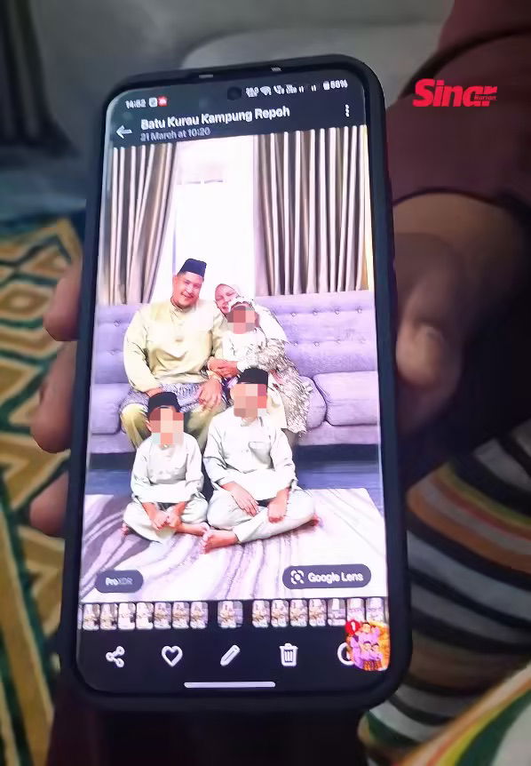 Amirul's final family photo