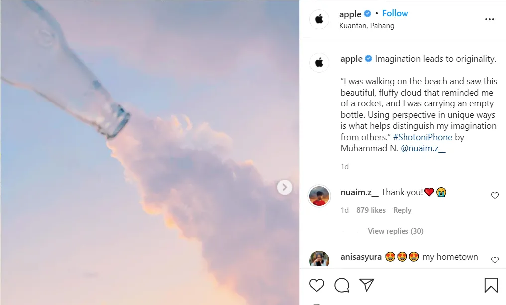Apple featured malaysian muhammad  nuaim