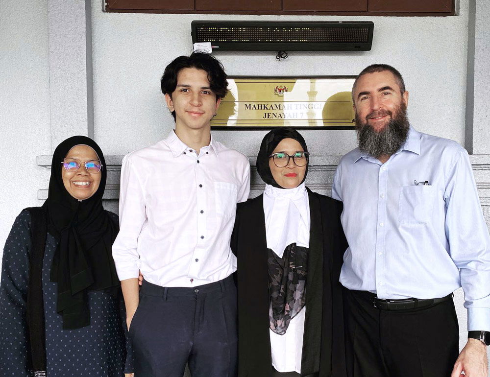 Azlina called to the bar