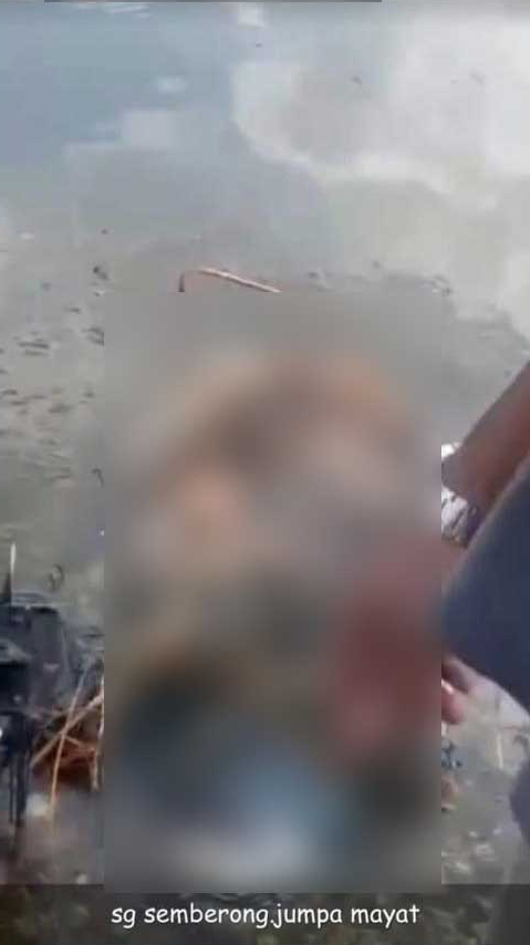 Bloated body found in Johor river (1)